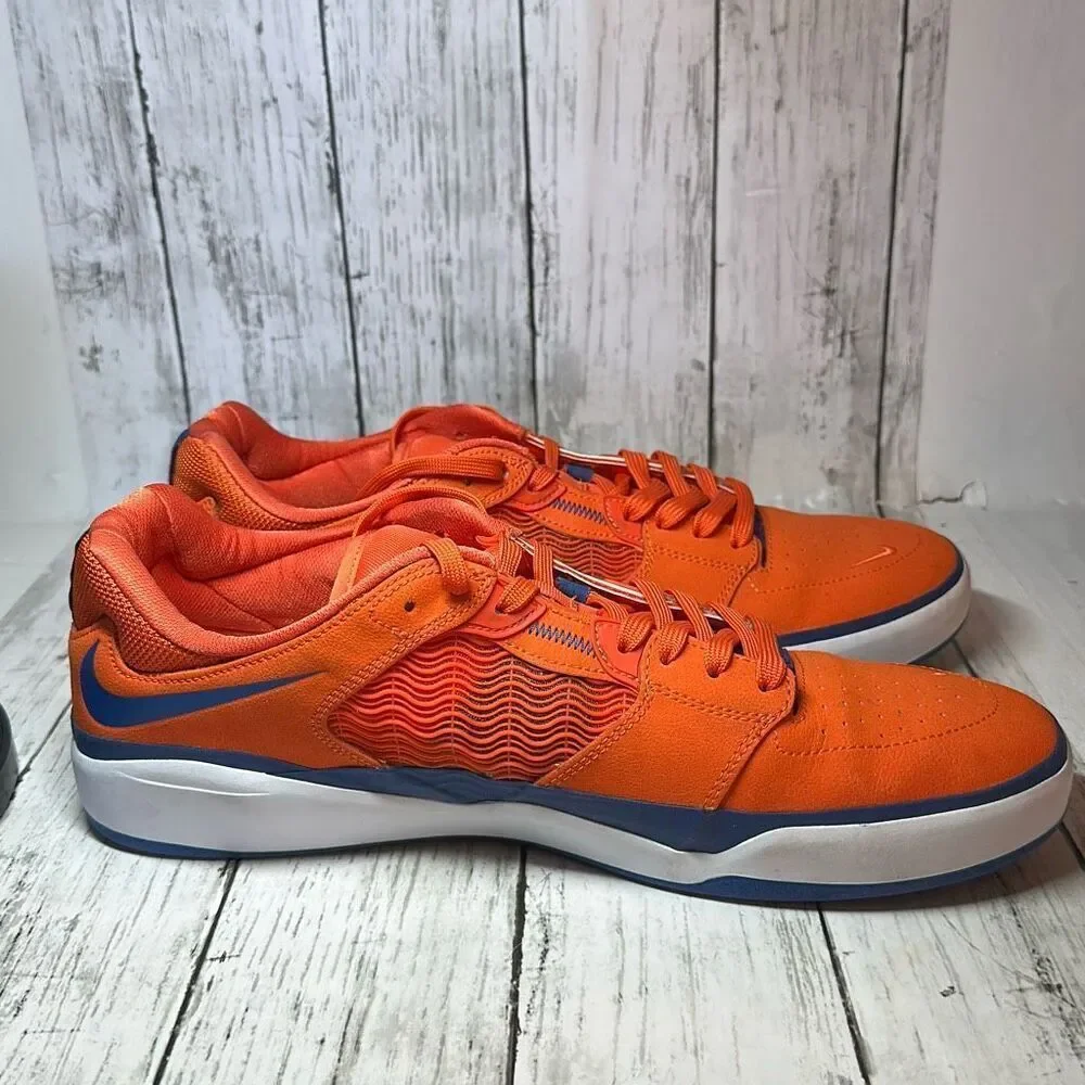 Nike Ishod Wair Premium‎ SB 'Orange Blue Jay' Skate Shoes Men Size 13 DZ5648-800